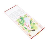 Calendario de Pared Colgante 2025 Tradicional Chino de Papel