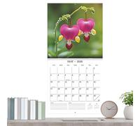 Calendario De Pared Floral - Càlendario Dà Pàrete 2026 | Całendario Dàa Paete 18, Agenda Decorativa Dä 30 Cm (edición 12 Mèsi), Exquisito Organizador Con Obras De Arte Florales Para La Programmaz