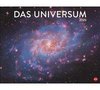 Calendario de póster del universo 2025: calendario fotográfico con galaxias espirales y planetas vecinos. Calendario de pared 2025 formato póster con fotos, entre otras cosas, del telescopio espacial