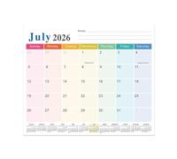 Calendario de refrigerador 2026-2027, planificador familiar para decoración del hogar, calendario magnético 2026-2027 para refrigerador, para viajes, trabajo, apartamento, dormitorio, hotel