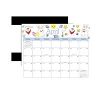 Calendario de refrigerador, planificador de pizarra de 18 meses, de enero | Calendario magnético para nevera, hogar, oficina, escuela, aula, dormitorio, apartamento, cocina