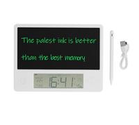Calendario Electrónico LCD con Reloj y Tablero de Escritura Multifuncional para Notas Manuscritas Calendario Digital para Oficina, Hogar, Agenda Diaria