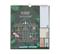Calendario Familiar 2026 Plants - Calendario 2026 pared : Planificador mensual | Incluye Pegatinas, Notas Adhesivas y Cuelga Fácil [16 MESES]