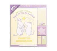 Calendario Magnetico Nevera 2026 Moomin - Calendario Familiar 2026 pared : Planificador mensual con Iman | Incluye Pegatinas, Notas Adhesivas y Cuelga Fácil [16 MESES]