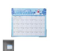 Calendario Magnético para Refrigerador 2026-2027 De Enero 2026 A Junio | 18 imanes de calendario mensual para nevera para casa, salón, oficina, aula, escuela, organización fácil