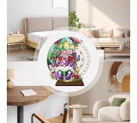 Calendario perpetuo de escritorio | Kit de decoración de calendario perpetuo de madera con diamantes de imitación 3D - Idea de regalo de vacaciones, decoración de dormitorio, regalo para dormitorio