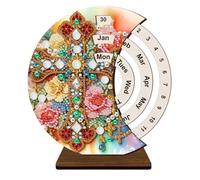 Calendario Perpetuo De Madera, Decoración Doméstica, Arte De Ramiaje 3d Kits De Calendario Perpetuo De Madera | Oficina De Oficina Para Apartamentos Escolares Dormitory Hotel Stagsroom
