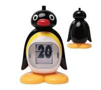 Calendario perpetuo de pingüino, Calendario perpetuo Retro Lindo prensado, calendarios de Animales en 3D, calendarios perpetuos de prensado, Adorno Retro, decoración de muñeca de pingüino de roja