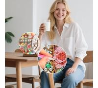 Calendario Perpetuo en Madera Mesa Decoración Hogar Y Soporte Escritorio