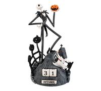 Calendario perpetuo Pesadilla antes de Navidad - Calendario perpetuo 3D - Figuras de decoración Disney Pesadilla antes de Navidad - Calendario de mesa con figura Pesadilla antes de Navidad
