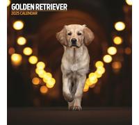 Calendario tradicional Golden Retriever 2025