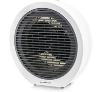 Calentador con ventilador, para espacios de hasta 20 m², 2000 W, 2 niveles de calor, termostato ajustable, función de ventilador, protección contra vuelcos