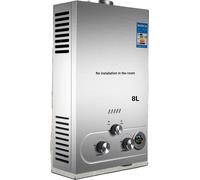 Calentador de agua, agua caliente instantánea, diseño de montaje en pared, marca "other-d", capacidad de 8 litros, 16 kW