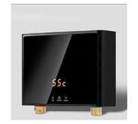 Calentador De Agua Caliente 3000W/4000W/5500W Calentador Instantáneo Sin Tanque Termostato De Inducción Calentadores Eléctricos Táctiles Inteligentes Ducha Automática,Ahorro De EnergíA(Black white,22