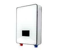 Calentador De Agua Caliente Eléctrico, Caldera Instantánea Sin Depósito 6500W, Conjunto Ducha For Baño, Termostato Seguro, Automático Inteligente Cuarto de baño de casa(Bianco)