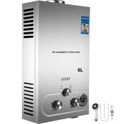 Calentador de agua, de montaje en pared, con múltiples características de seguridad, 8 litros, 16 kW