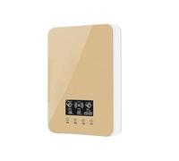 Calentador De Agua Eléctrico, Calentamiento Rápido Instantáneo, Ducha Baño Doméstica, Máquina Pequeña, Cocina Fácil de usar(Yellow-English Panel)