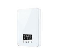 Calentador De Agua Eléctrico, Calentamiento Rápido Instantáneo, Ducha Baño Doméstica, Máquina Pequeña, Cocina Compacto y duradero(White-Chinese Panel)