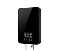 Calentador De Agua Eléctrico, Calentamiento Rápido Instantáneo, Ducha Baño Doméstica, Máquina Pequeña, Cocina Fácil de usar(Black-Chinese Panel)