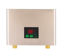 Calentador de agua eléctrico de 3000 W con mando a distancia, mini calentador de agua instantáneo con indicador digital LED para cocina, lavabo, regulación de temperatura 30-55 °C