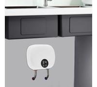 Calentador de agua eléctrico de flujo continuo - 5500W - Montaje en pared - Blanco - Para baño y cocina