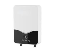 Calentador de agua eléctrico instantáneo sin tanque 5500 W for baño y ducha. doméstico multiusos,Premium a prueba de fugas