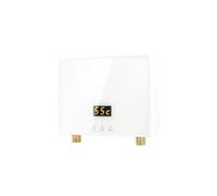 Calentador De Agua Eléctrico Instantáneo Sin Tanque, Con Panel Táctil, Control Remoto, Accesorio For Cocina Y Baño Fácil de usar(Full White-01,110 4000W)