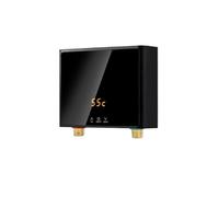 Calentador De Agua Eléctrico Instantáneo Sin Tanque, Con Panel Táctil, Control Remoto, Accesorio For Cocina Y Baño Compacto y duradero(Black 1,220 5500W)