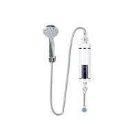 Calentador De Agua Eléctrico Inteligente LED 5500W, Caldera Instantánea Sin Depósito, Conjunto Ducha Baño, Temperatura Ajustable Automáticamente Cuarto de baño de casa