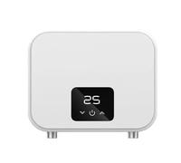 Calentador de agua eléctrico portátil 5, kW, sin tanque, inducción inteligente, instantáneo, for baño,Premium a prueba de fugas