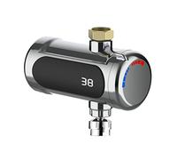 Calentador de agua instantáneo de acero inoxidable, pequeño calentador de agua con bobina de calefacción, 3000 W, compacto universal para fregadero de cocina, flexible para jardín, taller, terraza