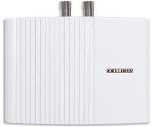 Calentador de agua instantáneo de tamaño compacto - Instalación en panel inferior - 35 kW - Blanco