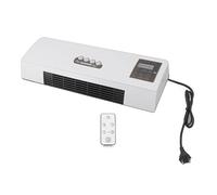 Calentador de Aire Acondicionado de Pared 1800W, Eléctrico PTC con Temporizador y Control Remoto, para Dormitorio y Baño