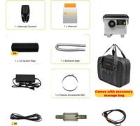 Calentador de aire, control Bluetooth, calefacción eficiente, 8 kW, 12V, 24V, 220V
