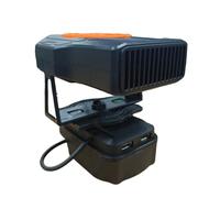 Calentador de automóvil portátil Silencioso Ventilador automático de bajo ruido Calentamiento rápido Desempañador Desempañador Cabezal giratorio portátil compacto de 360