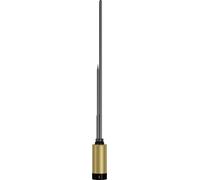 Calentador de baño de 400W, color dorado mate, con protecciones y cable espiral