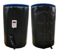 Calentador de bidón con termostato, calentador de bidón IBC de 200 l, manta calefactora de bidón IBC de aceite de 1300 W, 0-150 ℃, con termostato,B