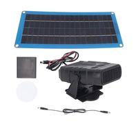 Calentador de panel solar,Calentadores de gallinero con panel solar - Calentador de aves de invierno de 30 W,Kit de energía de secado y calefacción, descongelador de parabrisas