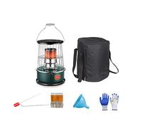 Calentador de queroseno, quemador de estufa de queroseno, calentadores de espacio de emergencia no eléctricos, calentador de estufa de cocina para acampar con bolsa de almacenamiento y mechas de