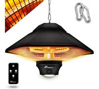 Calentador de superficie - 1200 W - Aluminio - Montaje en techo o pared - Eléctrico