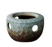 Calentador de Té de Cerámica Vintage, Base para Tetera | Fácil de Guardar y Transportar, Superficie Lisa, para Fiestas de Cumpleaños y Inauguraciones