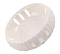 Calentador de Té de Porcelana de Color Claro para Teteras, Redondo | Cerámica Clásica, Base Estable y Circulación Uniforme, para Escritorio y Servicio de Buffet