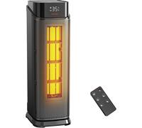 Calentador eléctrico con resistencia - 2000 W de potencia - Calentador convector - Color - Con control remoto