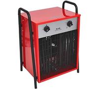 Calentador eléctrico con ventilador para uso industrial, con una potencia de 20.000 W y termostato