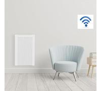 Calentador eléctrico de alta calidad con control mediante aplicación Wi-Fi: radiador eléctrico con acumulador de calor de chamota, con termostato, de bajo consumo energético, fabricado en Alemania (An
