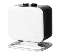 Calentador eléctrico de pie con ventilador, marca Mill, modelo CUS1800MECWA, de cerámica, 1,4 metros de altura, para uso interior, ideal para colocar en el suelo, color blanco