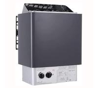 Calentador eléctrico de sauna de 9 kW, 220 V, estufa de baño de vapor con controlador interno, temperatura ajustable, temporizador de 3 horas para el hogar, hotel, spa, capacidad de 141 a 459 pies