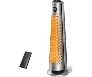 Calentador eléctrico Dreo de 2000W con control remoto y oscilación de 120° para una calefacción eficiente