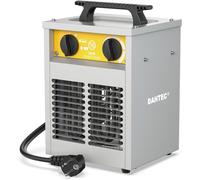 Calentador eléctrico industrial para ventilación, de 2000W, con carcasa de acero y termostato