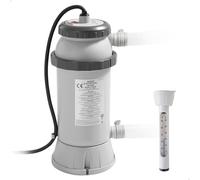 Calentador Eléctrico INTEX para Piscinas Hasta 457 Cm, 18,5x58,5x44 Cm, Gris